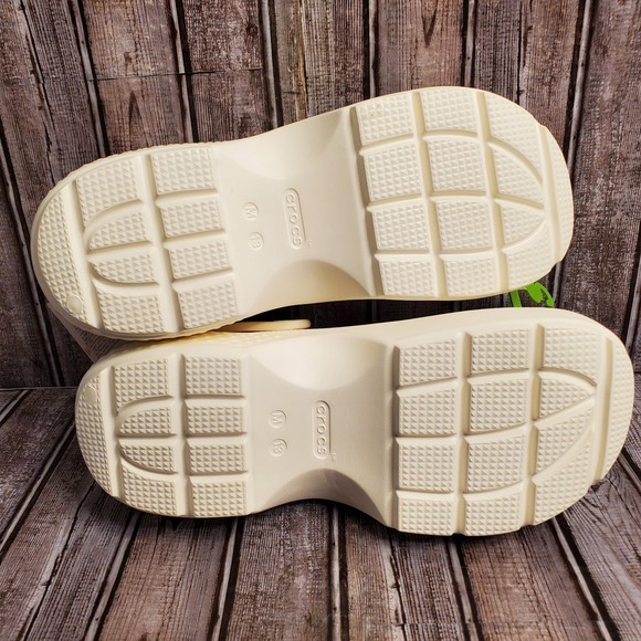 CROCS Stomp Clog White Slip On Platform  Mens 13 - Picture 11 of 11